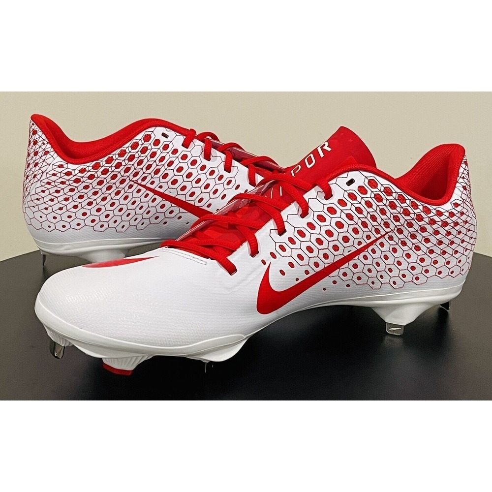 Men's 15 Nike Lunar Vapor Ultrafly Elite 2 Metal Baseball Cleats Red AO7946-161 - Picture 2 of 8